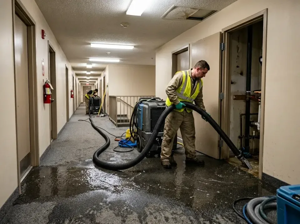 multi-unit-apartment-hallway-f-005 — frequently asked questions, Emergency Burst Pipe Water Extraction & Removal in Norwood…
